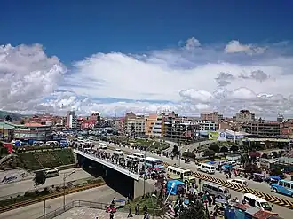 El Alto and Huayna Potosi mountain