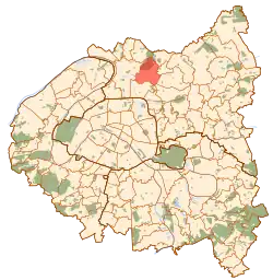 پاریس and inner ring départements