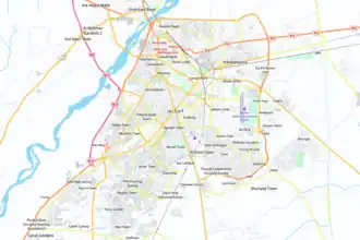 مسجد پادشاهی در Lahore واقع شده