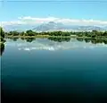 نمایی از دریاچه آلبانی