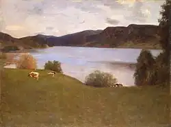 منظره با دریاچه (۱۸۹۵)