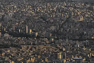 عکس از ساختمانهای مسکونی در کلانشهر استانبول