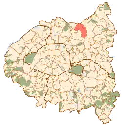 پاریس and inner ring départements