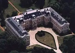 Aerial photography: Lengyel, Appony Manor House
