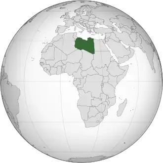 موقعیت لیبی