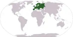 مکان اروپا
