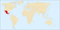 Location of Mexico
