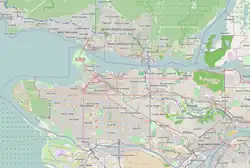 ورزشگاه بیسی پلیس در Vancouver City واقع شده