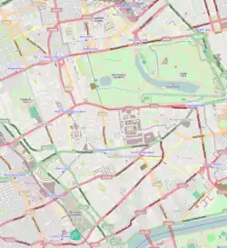 کاخ کنزینگتون در Kensington واقع شده