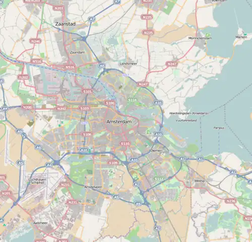 AMS در Greater Amsterdam واقع شده