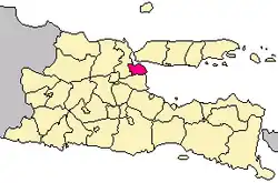 در نقشهٔ اندونزی