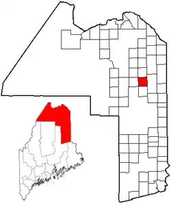 Location of Mapleton, Maine