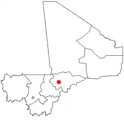 مکان شهر موپتی
