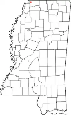 Location of Walls in the State of Mississippi