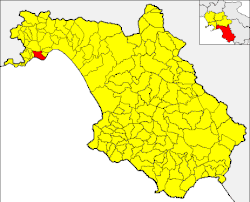 Maiori within the Province of Salerno