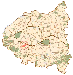 پاریس and inner ring départements