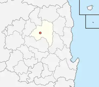 موقعیت Andong