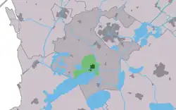 موقعیت هگ در نقشه