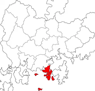 موقعیت Tongyeong