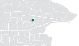 جایگاه میدان سبلان در شرق تهران