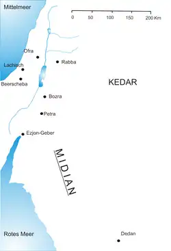 موقعیت Midian
