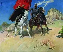 م. گرکوف برنده و حامل استاندارد