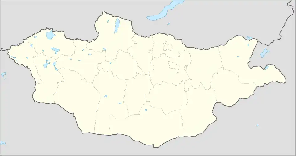 فهرست شهرهای مغولستان در مغولستان واقع شده