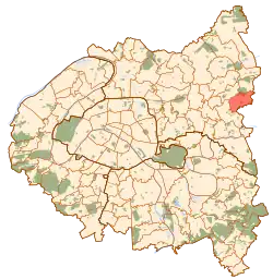 پاریس and inner ring departments