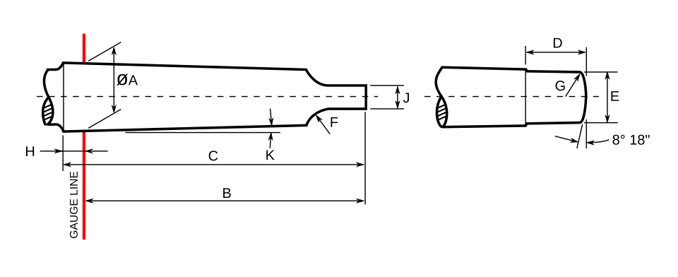 مخروطی مورس