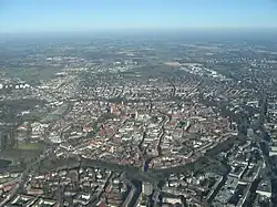 Aerial view of Münster
