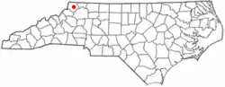 Location in کارولینای شمالی