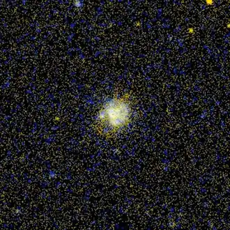NGC 5665 as seen in the GALEX Sky Survey.