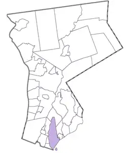 Location within Westchester County