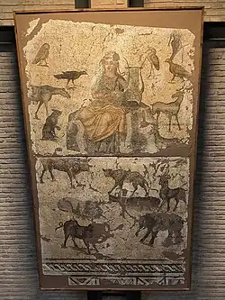 موزاییک اورفئوس اکنون در موزه