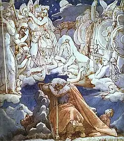 "The Songs of Ossian", Ink and watercolors, ژان اگوست دومینیک انگر, 1811–13