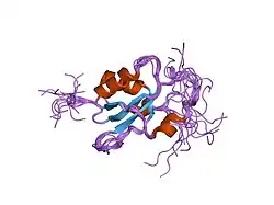 1oqa: ساختار راه حل برای دومین بیآرسیتی در پروتئین BRCA1 انسان