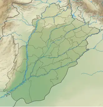 دژ روهتاس در Punjab, Pakistan واقع شده