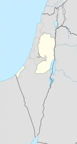 غزه در فلسطین واقع شده