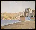 شهر ساحلی، کولیور.رنگ‌روغن روی بوم، ۱۸۸۷.