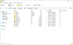 PeaZip بر روی ویندوز ۷