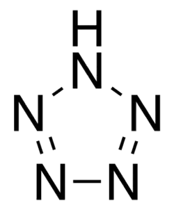 Kekulé, skeletal formula of pentazole