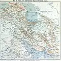 منطقه آذربایجان با مرز شمالی آن یعنی رود ارس مشخص شده است (۱۹۰۹).