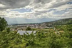 Peshkopi in the Distance