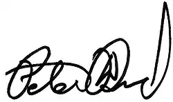 امضای پیتر دیوید