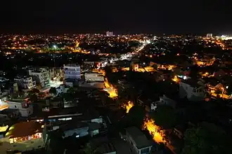 View from the roof of Hoàng Anh Gia Lai hotel