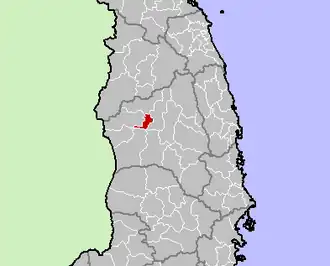 Location in استان گیا لای
