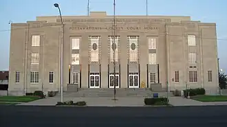 Pottawatomie County Courthouse in Shawnee, Oklahoma