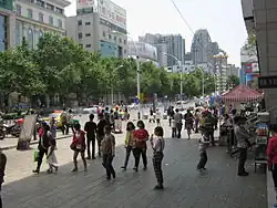 Qujing in 2013. South Qilin Road.