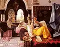 Harem Scene, Quintana Olleras, 1851-1919, Spanish