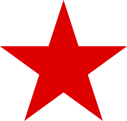 The red star is widely known symbol of communism